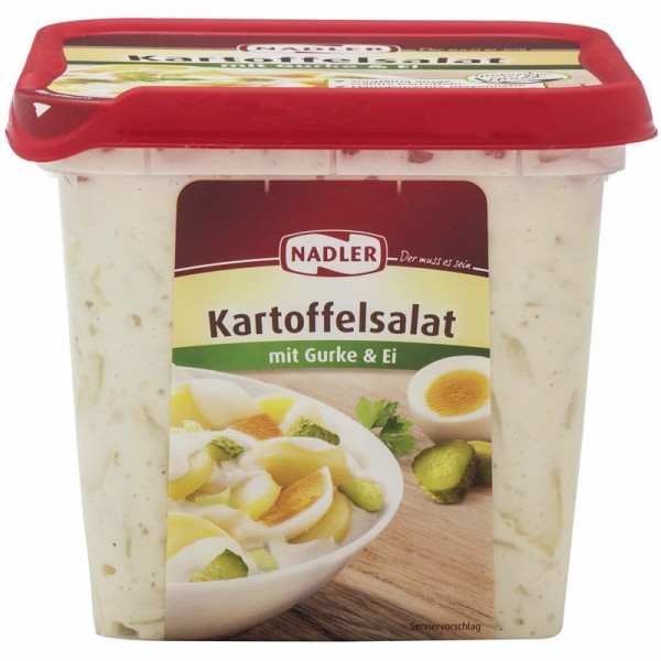 Nadler Kartoffelsalat mit Gurke und Ei 1kg