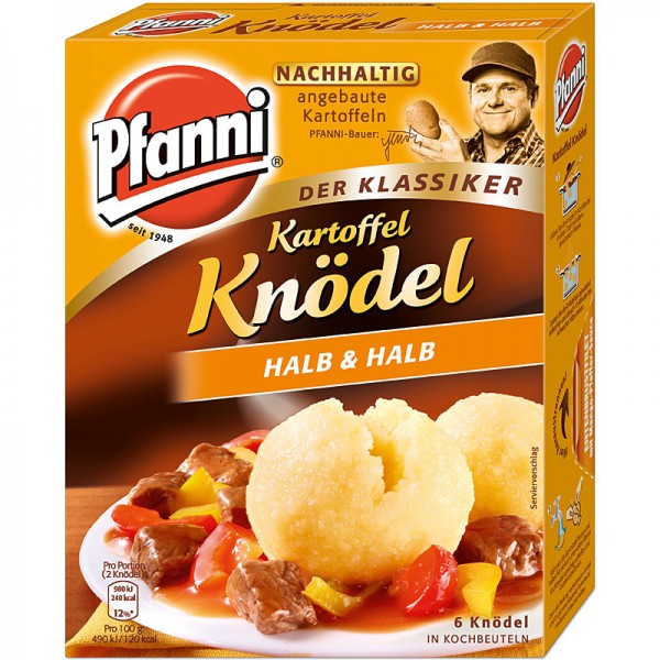 Pfanni Kartoffelknödel Halb & Halb 6St