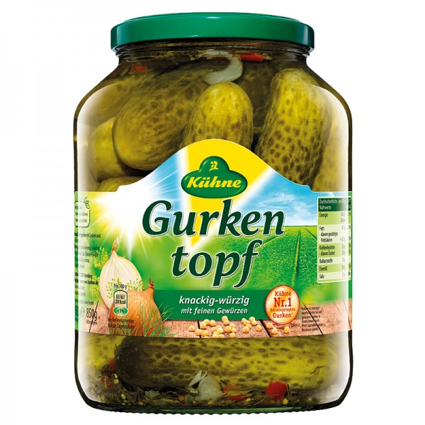 Kühne Gurkentopf 1700ml Glas, 850g