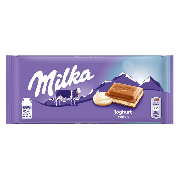 Milka Joghurt Schokolade, 100g