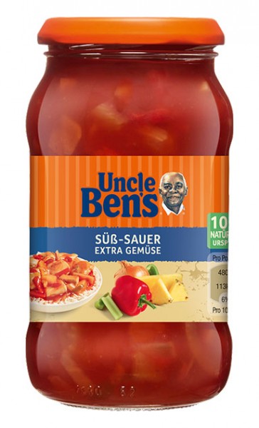 Uncle Ben&#039;s Reis Sauce Süß-Sauer Extra Gemüse 400g