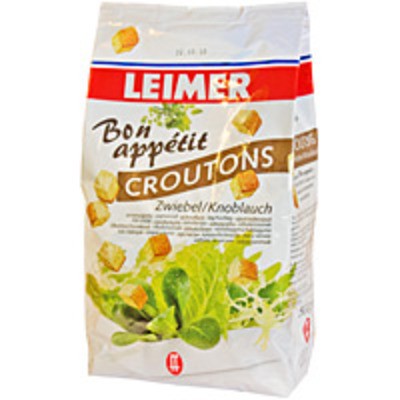 Leimer Bon appétit Croutons Zwiebel / Knoblauch 500g